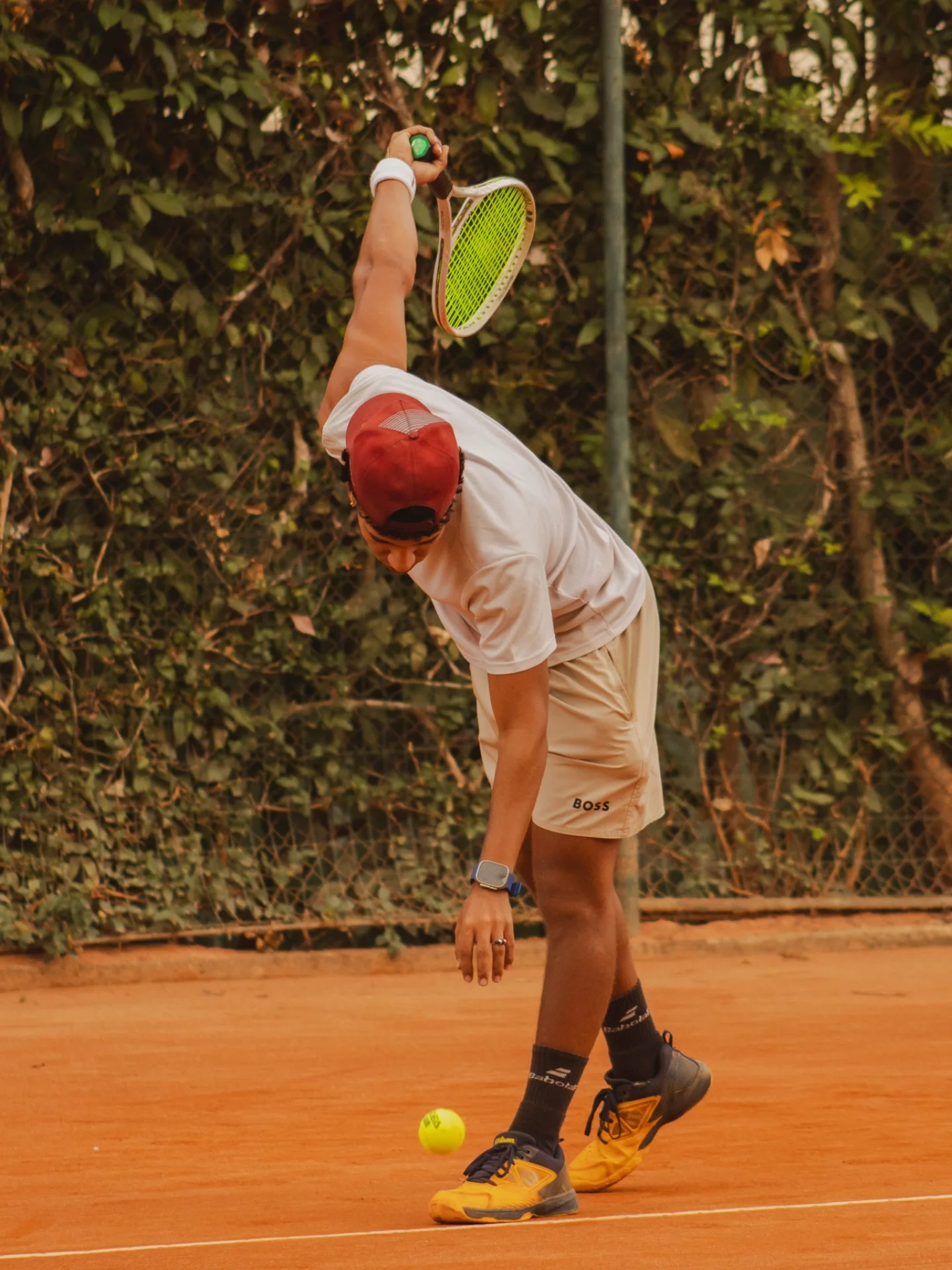 Marcos César Filho em ação na quadra